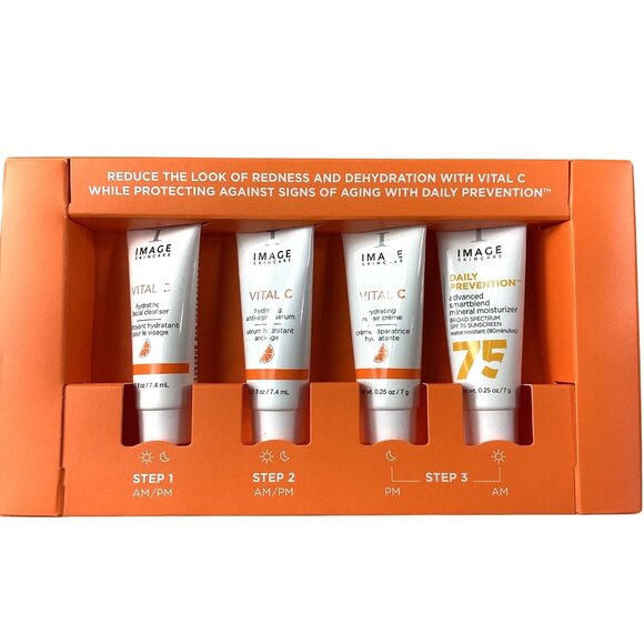 Image Skincare Vital C Core Four Trial Kit With Natural Canvas Tote Bag*NEW - Picture 2 of 6